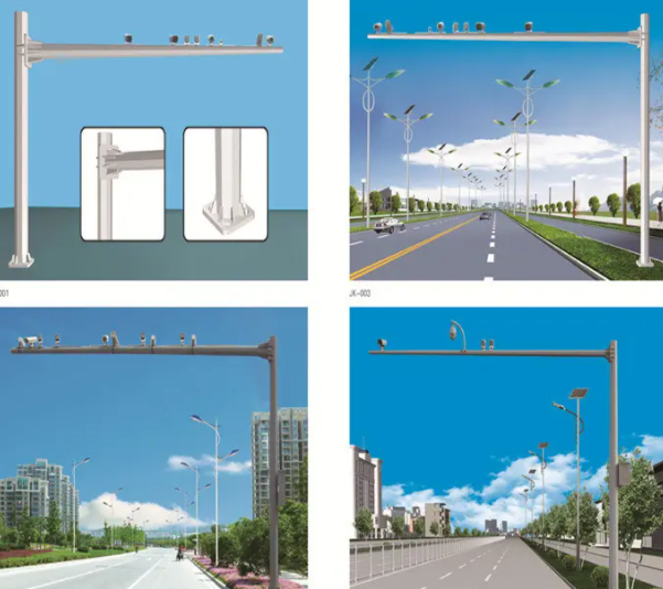 交通電子警察監控桿有哪些類型，如何識別？